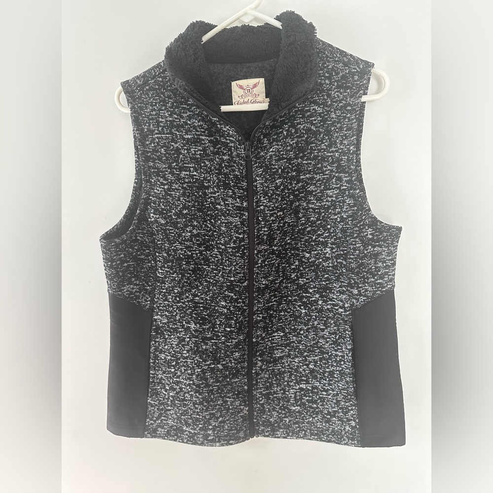 Black and grey vest size large